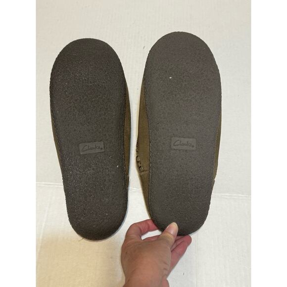 Clarks Men's Slippers 12W Leather Upper - Picture 8 of 9